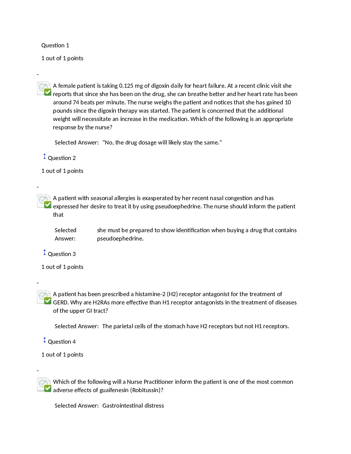 Pharm Midterm Spring 2020(verified answers)